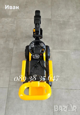 ТОП ЦЕНА!НОВО!Aкумулаторен багер Bumblebee с 6V батерия,USB, снимка 6 - Електрически играчки - 50845042