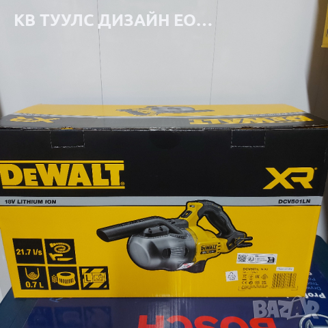 Акумулаторна прахосмукачка DEWALT DCV501LN, снимка 5 - Други инструменти - 44679148