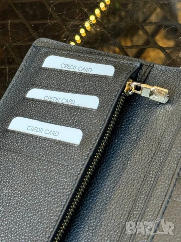 портмонета от естествена кожа louis vuitton , снимка 5 - Портфейли, портмонета - 51301356