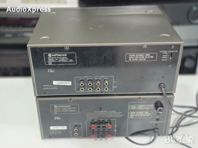 🔥 Hitachi HMA-G2 + HGE-G2 – японски винтидж beast комплект! 🇯🇵🎛, снимка 6 - Ресийвъри, усилватели, смесителни пултове - 53654661