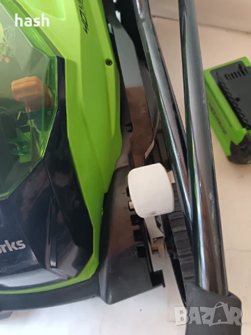 Акумулаторна косачка Greenworks G40LM35, 40V, 35 см, 40 л, Без батерия и зарядно, снимка 4 - Градинска техника - 50685229