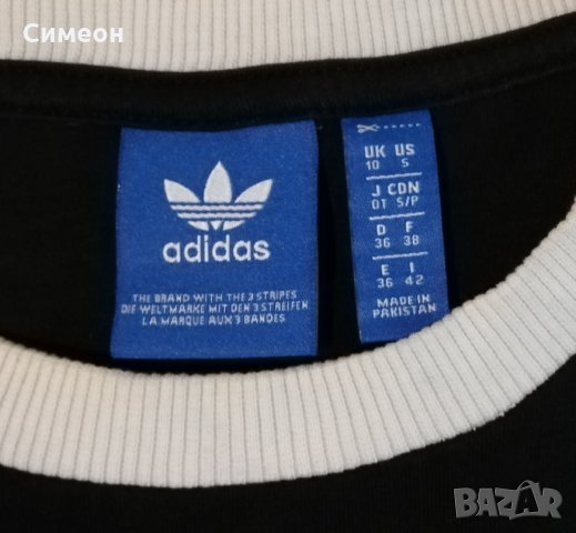 Adidas Originals оригинална блуза S Адидас спорт памучна фланелка, снимка 3 - Спортни екипи - 34860312