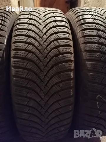 Продавам 4 броя зимни гуми 195.65.15 на 1 сезон дот 2021 Hankook , снимка 2 - Гуми и джанти - 56182438