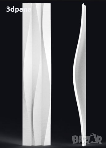 3Д ПАНЕЛИ от гипс, декоративни облицовки за стени / Led пана №0018, снимка 2 - Облицовки - 39795081