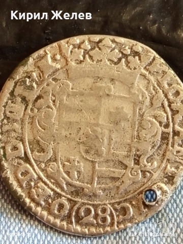 Сребърна монета 28 стювера Антон Гюнтер Олденбург 52958, снимка 6 - Нумизматика и бонистика - 53084575