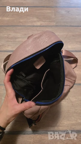 Дамска раница от естествена кожа!, снимка 3 - Чанти - 50939419