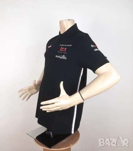 Jaguar Team Racing - Оригинална мъжка тениска с яка размер M, снимка 4 - Тениски - 49463156
