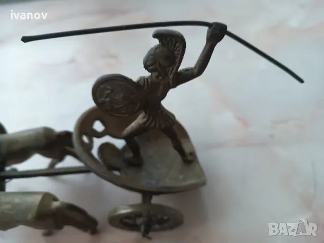 Бронзова колесница, снимка 3 - Колекции - 48116752