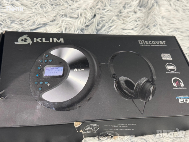 KLIM Discover Portable CD Player Walkman Локмен, снимка 8 - Слушалки и портативни колонки - 53770992