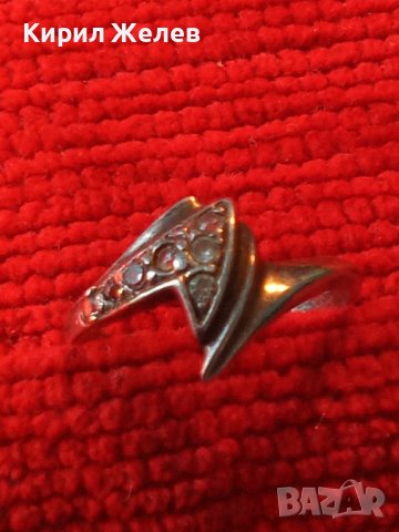 СТАР СРЕБЪРЕН СКЪПОЦЕНЕН РЕТРО ПРЪСТЕН ВИСОКА ПРОБА СРЕБРО 35028, снимка 10 - Антикварни и старинни предмети - 39643515