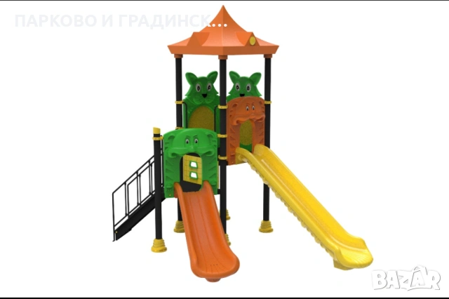 Комбинирано Детско съоръжение с  две пързалки. 