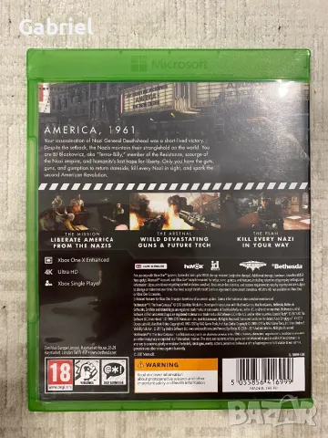 Wolfenstein 2 Xbox One, снимка 3 - Игри за Xbox - 48089318