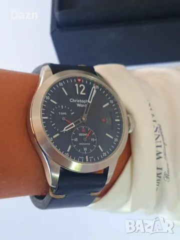Пилотски Christopher Ward C8 Power Reserve Limited Edition. Бартер, снимка 8 - Мъжки - 55747629