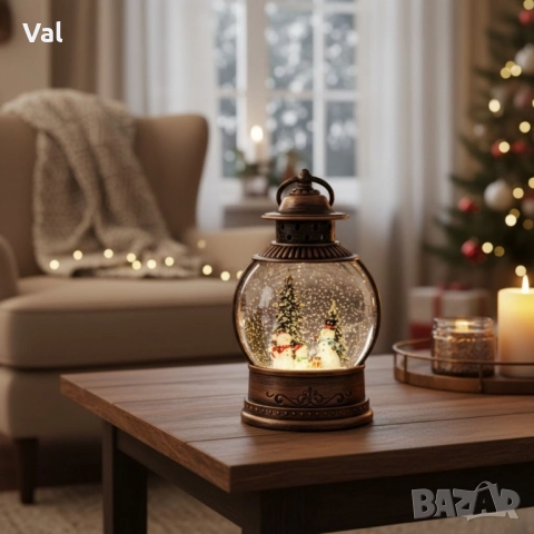 Коледен снежен глобус, снимка 17 - Декорация за дома - 52515024