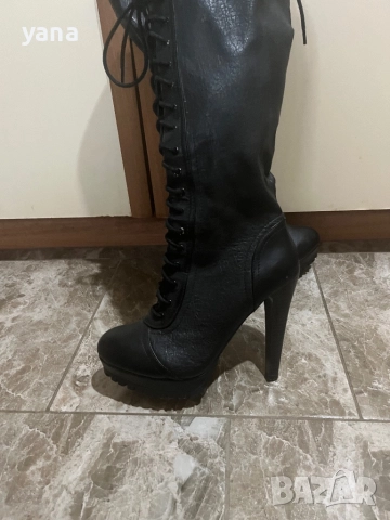 Естествена кожа, снимка 5 - Дамски боти - 52645846