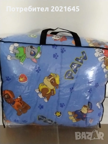 Детски спален комплект с олекотена завивка за единично легло, снимка 7 - Спално бельо и завивки - 53332543