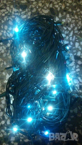 Коледни лампички Цветных микроламп - 50000 часов работы - Гирлянда Электрическая, снимка 14 - Декорация за дома - 51436847