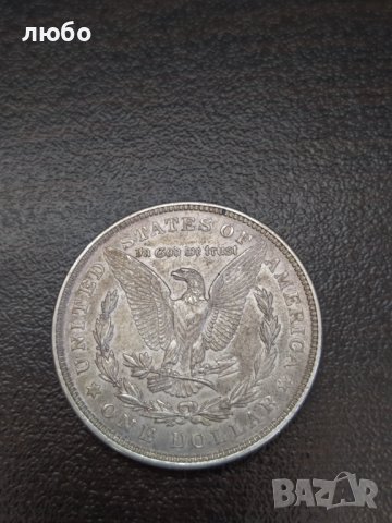 Сребърна Монета 1921 ONE DOLLAR-Оригинална , снимка 4 - Нумизматика и бонистика - 44415960