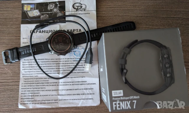 Garmin Fenix 7 Solar с изтекла гаранция, снимка 3 - Смарт часовници - 51239323