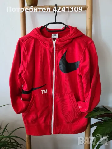 Червено горнище Nike унисекс