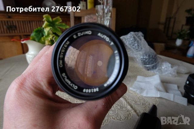 Olympus E Zuiko T-Auto 135mm f3.5 Manual lens. Olympus Mount., снимка 7 - Обективи и филтри - 53506531