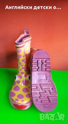 Английски детски гумени ботуши, снимка 7 - Детски боти и ботуши - 35842643