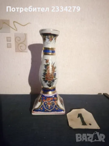 Керамични, порцеланови вази, свещник ръчна изработка. , снимка 3 - Декорация за дома - 49265112