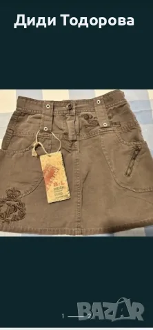 Нова спортно-елегантна памучна пола с етикети B.L. Wear - Карго стил