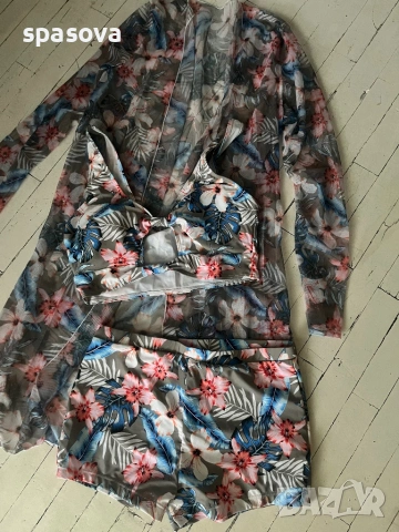 Бански комплект от три части нов, снимка 2 - Бански костюми - 53500139