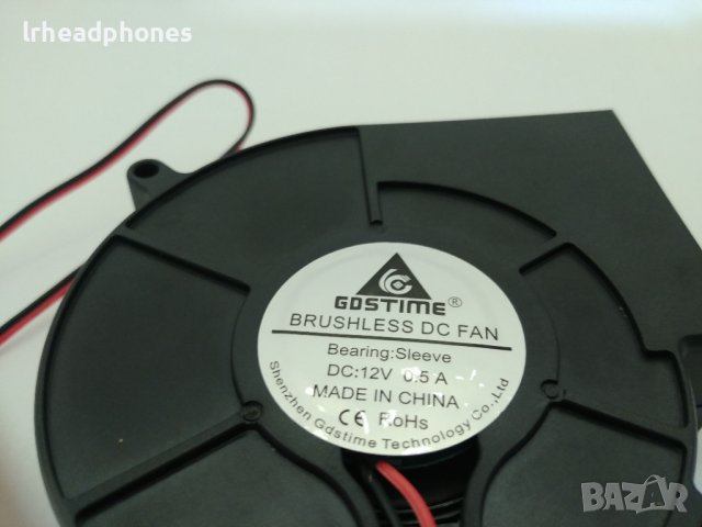 Турбинен вентилатор 12 V 75мм, снимка 4 - Друга електроника - 39280078