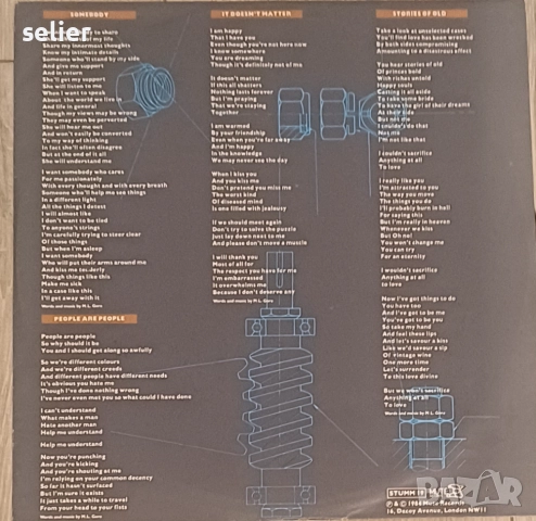 Depeche Mode ‎– Some Great Reward Издание 🇬🇧 UK 1984г Състояние на винила:като звук и двете страни, снимка 2 - Грамофонни плочи - 52325639