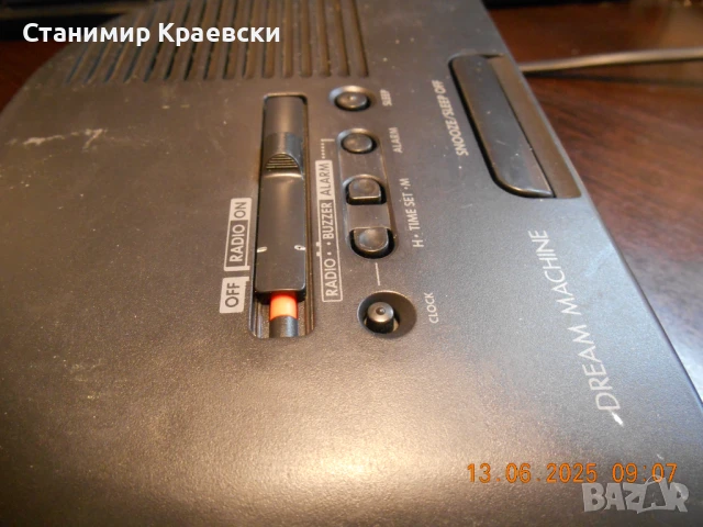 Sony Dream Machine ICF-C270 Clock Alarm Radio - vintage 90, снимка 7 - Други - 51019421