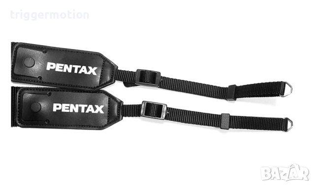 НЕИЗПОЛЗВАН! Оригинален Pentax Ремък Страп за Pentax камера с халки, снимка 3 - Чанти, стативи, аксесоари - 41359907