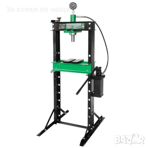 Хидравлична преса 20 тона с усилена конструкция и педал – крачно управление  RockForce