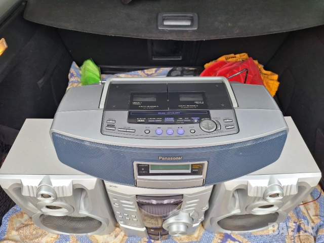 Радио CD Panasonic висок клас касетофон, снимка 2 - Радиокасетофони, транзистори - 53433421