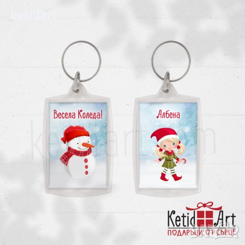 Коледен ключодържател със снимка, снимка 4 - Коледни подаръци - 42661854
