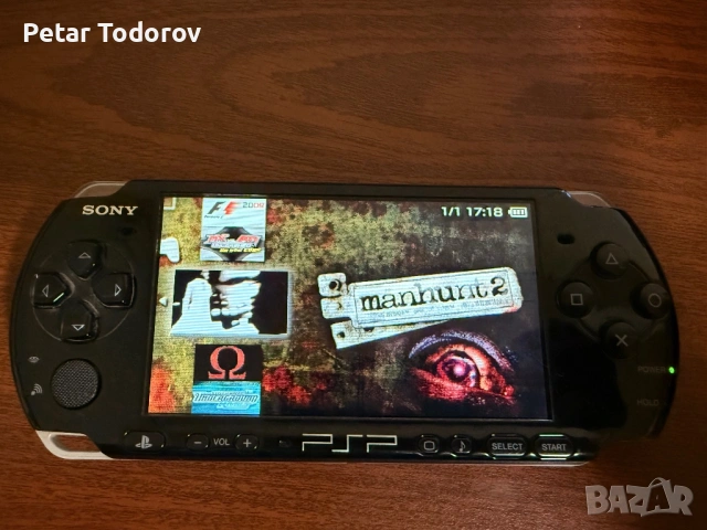 PSP 3004 Хакнато 64GB 40 игри Piano Black + кейс, снимка 5 - PlayStation конзоли - 53355920