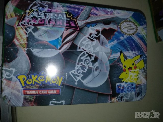 Карти Покемон,мет.кутия, 40карти, снимка 10 - Карти за игра - 37559316
