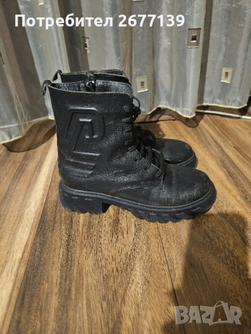 Два чифта детски кожени боти , снимка 4 - Детски боти и ботуши - 51924473