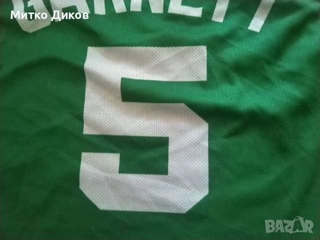 KEVIN GARNET #5 BOSTON CELTICS НБА баскетболна тениска винтидж 90 год.маркова на Champion размер Л, снимка 8 - Футбол - 51554425