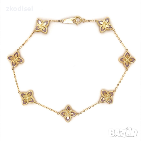 Златна дамска гривна 6,03гр. 20см. 14кр. проба:585 модел:22448-1, снимка 1