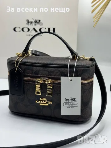 Coach Дамска Чанта Тип Куфар С Къса И Дълга Дръжка - Различни Цветове Код E152, снимка 4 - Чанти - 55840579