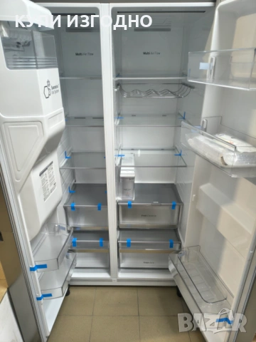 Хладилник Side by Side LG GSLE81PYBC , снимка 2 - Хладилници - 53511530