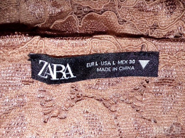 Zara-L-Великолепно боди от дантела в телесен цвят, снимка 8 - Корсети, бюстиета, топове - 33986649