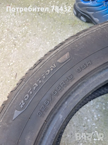 Зимни гуми 225/55/16 - 2 бр, снимка 3 - Гуми и джанти - 52527623