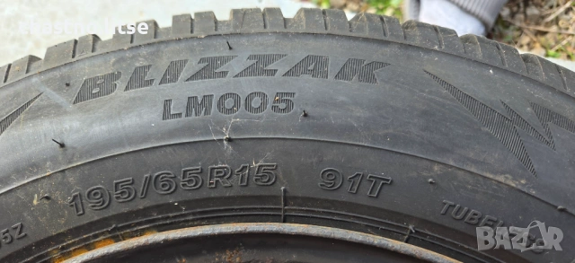 Железни джанти - 6,5Jx 15H2 ЕТ35 със зимни гуми (M+S) 195/65/R15 91T, снимка 11 - Гуми и джанти - 53770331