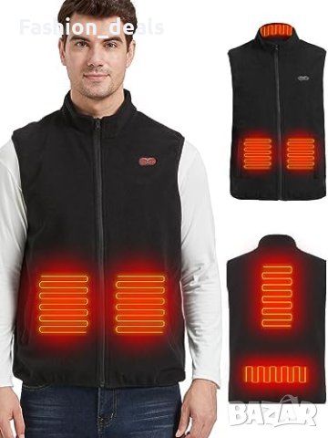 Нова Акумулаторна Отопляема жилетка за мъже жени Подарък 