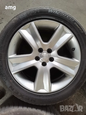 4бр ОРИГИНАЛНИ ЛЕТИ джанти 17" СУБАРУ за ФОРЕСТЪР, АУТБЕК, ИМПРЕЗА, XV, ЛЕГАСИ, снимка 5 - Гуми и джанти - 52540145