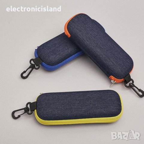 Преносим твърд калъф за диоптрични или слънчеви очила с ремък и карабинер, снимка 5 - Други - 39330793