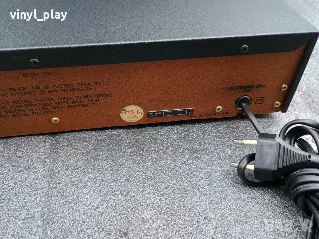 ADC Sound Shaper SA-1 Real Time Frequency Spectrum Analyzer, снимка 10 - Еквалайзери - 49914058